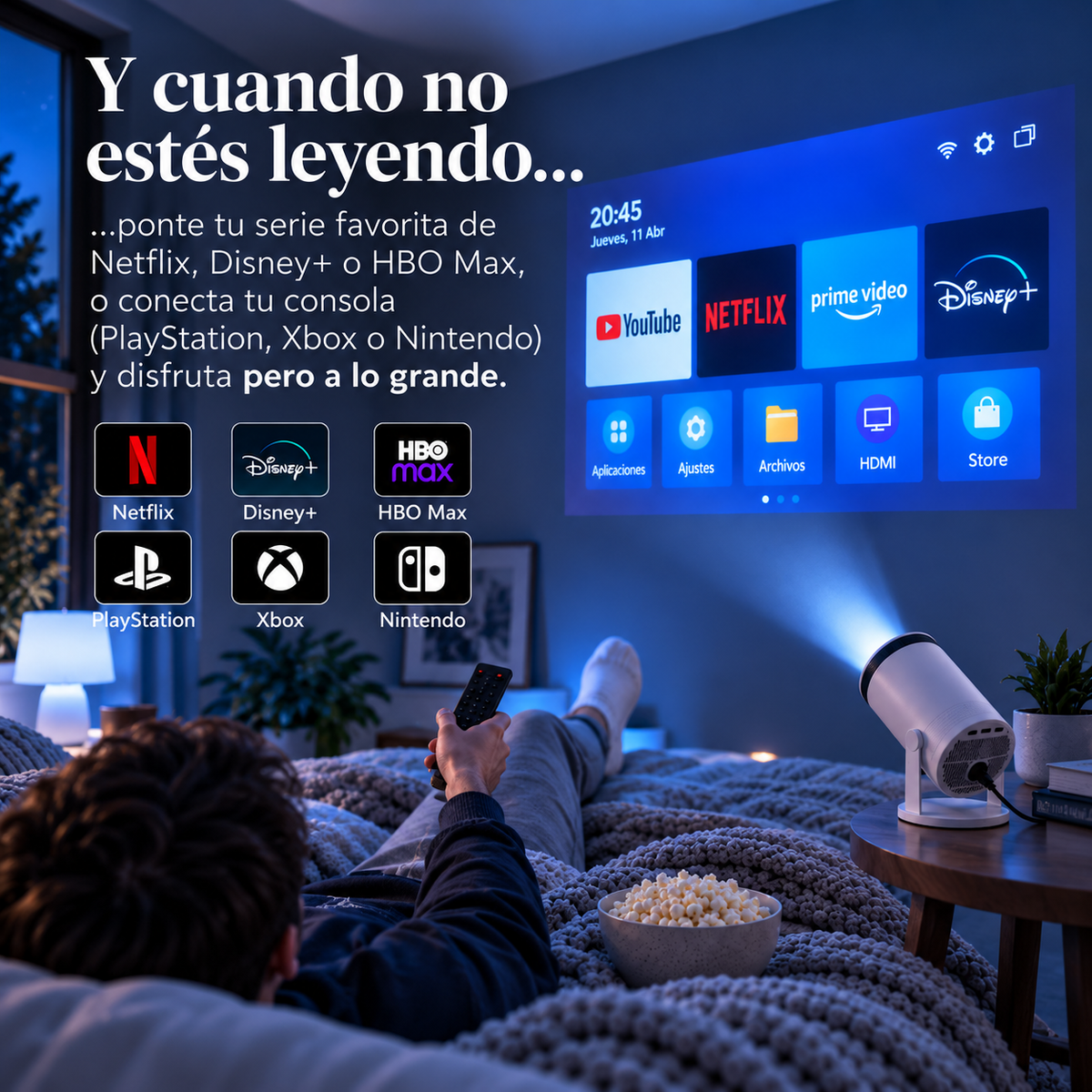 Proyector para leer